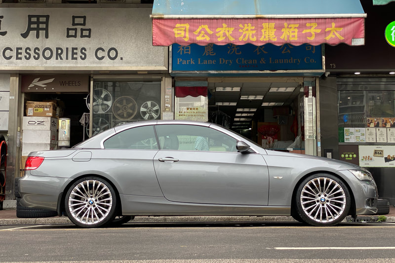 BMW E93 3 Series Cabriolet and Breyton Wheels Race LS2 and wheels hk and tyre shop hk and 呔鈴 and Michelin PS4S tyres