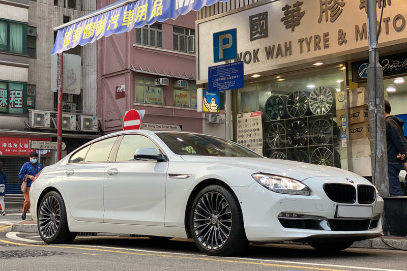 BMW F06 6 Series and Breyton Wheels Race LS2 and wheels hk and tyre shop hk and 呔鈴 and Michelin PS4 tyres