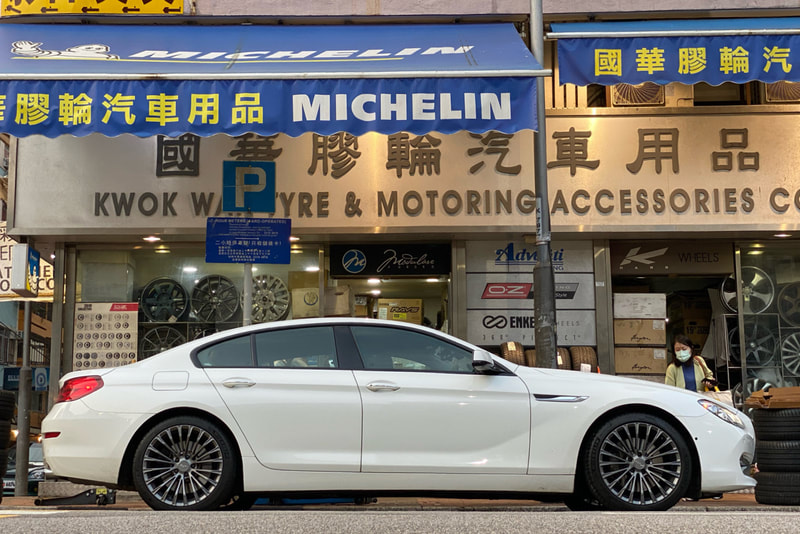 BMW F06 6 Series and Breyton Wheels Race LS2 and wheels hk and tyre shop hk and 呔鈴 and Michelin PS4 tyres