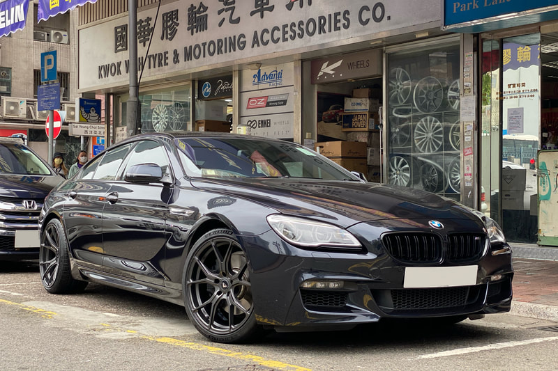 BMW F06 6 Series and Vorsteiner Wheels VFF103 and wheels hk and 呔鈴