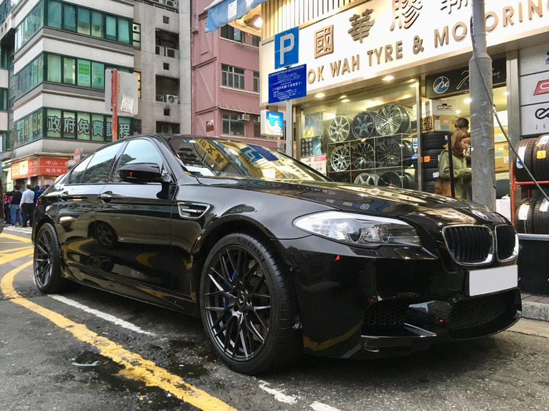 BMW F06 M6 and Vorsteiner Wheels VFF107 and wheels hk and 呔鈴