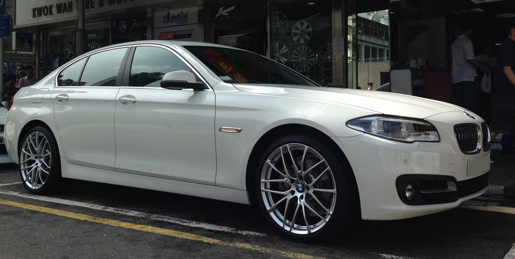 BMW F10 and Breyton Wheels Fascinte and 呔鈴 and wheels hk