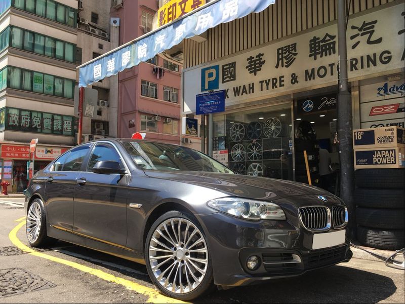 BMW F10 and Breyton Wheels Race LS2 and 呔鈴 and wheels hk