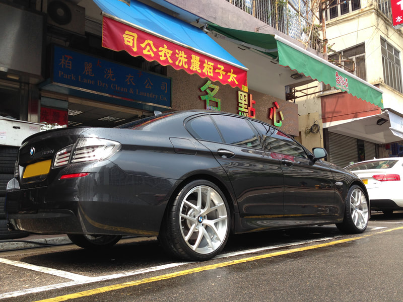 BMW F10 and modulare wheels b18 and 呔鈴 and wheels hk