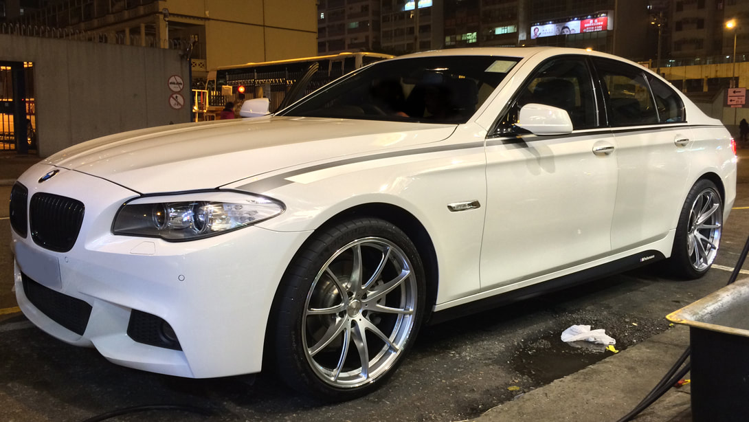 bmw f10 and rays g25 and wheels hk and 呔鈴