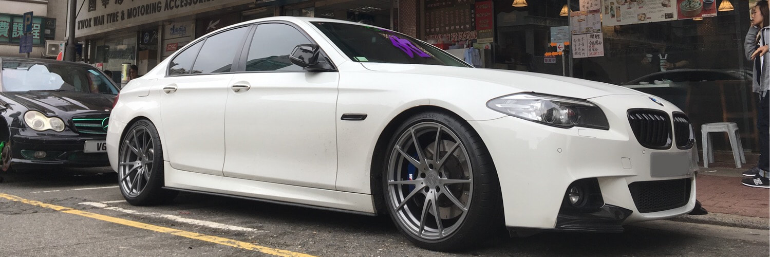 BMW F10 5 series and Modulare Wheels B31 and 呔鈴 and wheels hk