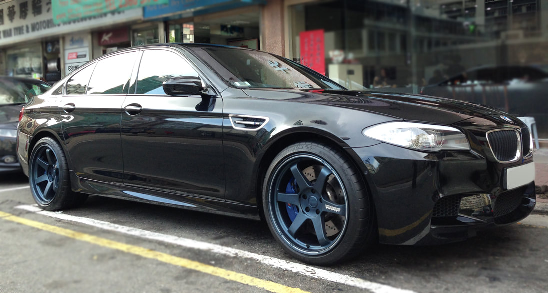 BMW F10 M5 and RAYS Volk Racing TE37 Ultra Wheels and 呔鈴 and wheels hk