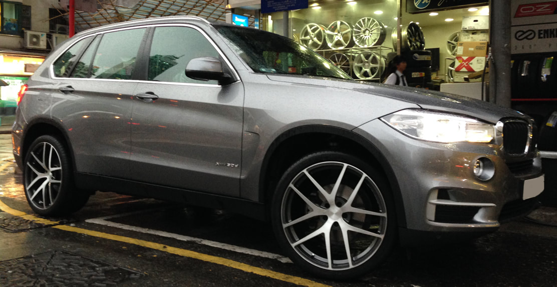 bmw f15 x5 and modulare wheels b18 and 呔鈴 and 鍛鈴