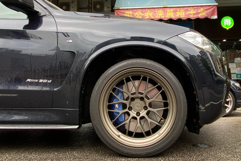 BMW F15 X5 and BC Forged TD06 Wheels and tyre shop and falken tyre and 輪胎店