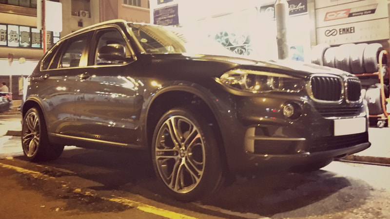 BMW F15 X5 and BMW 310M Performance Wheels and 呔鈴 and wheels hk