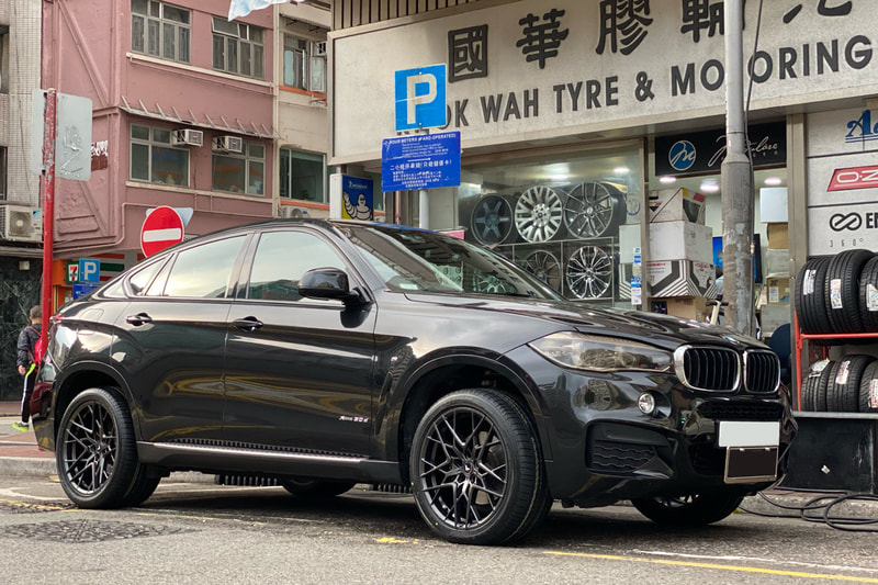 BMW F16 X6 and Vorsteiner Wheels VFF111 and 呔鈴 and wheels hk