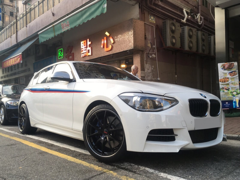 BMW F20 and RAYS Volk Racing G25 Wheels and 呔鈴 and wheels hk