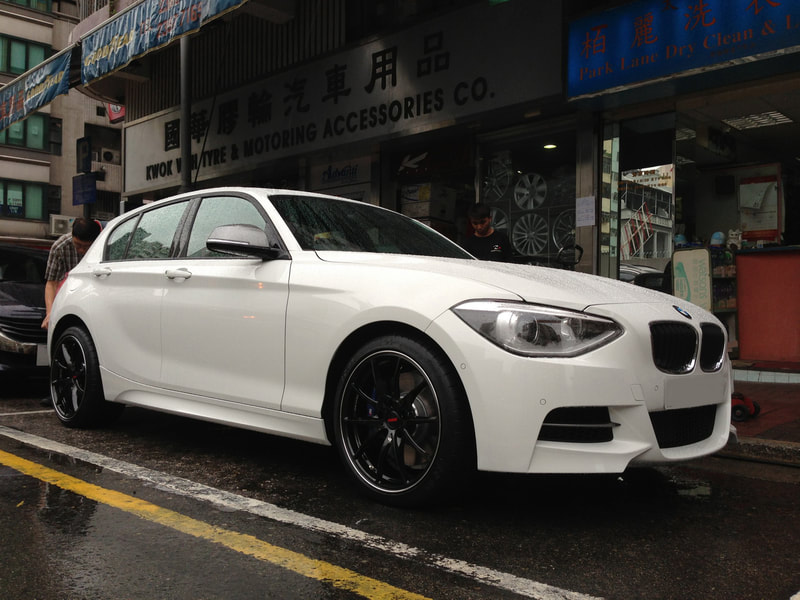 BMW F20 and RAYS Volk Racing G25 Wheels and 呔鈴