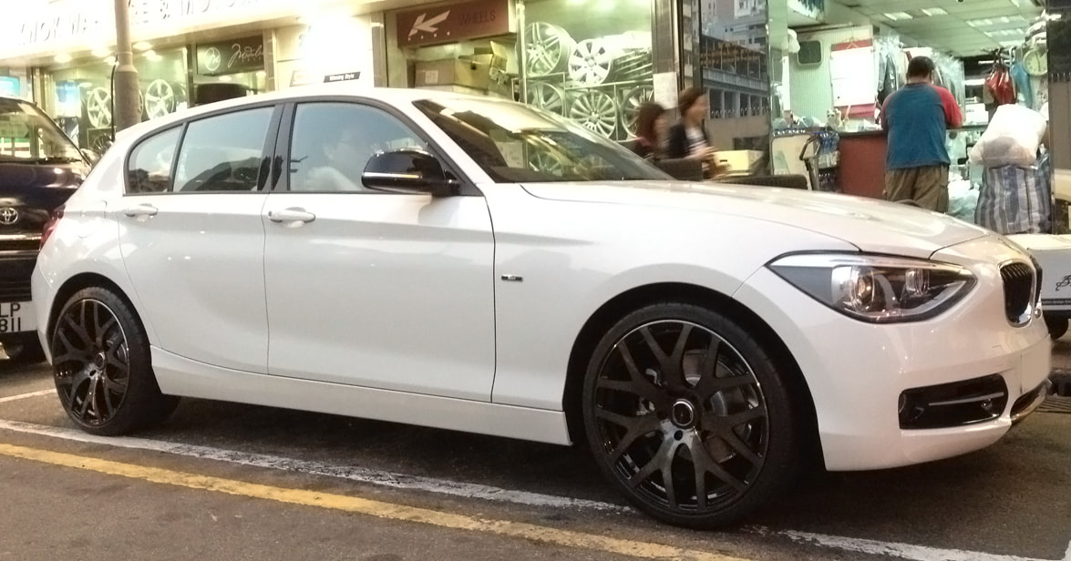 BMW F20 and RAYS Waltz Forged S7 Wheels and 呔鈴