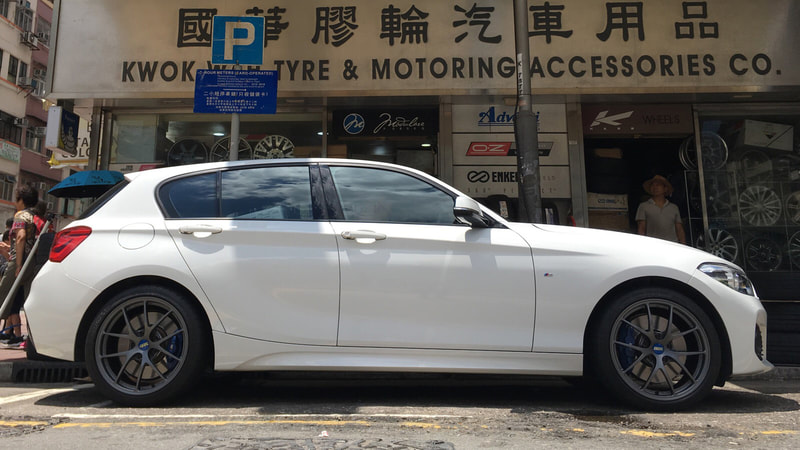 BMW F20 120i and BBS RIA Wheels and wheels hk and 呔鈴