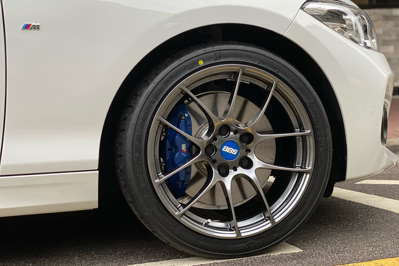 BMW F20 1 Series 120i and BBS RF Wheels and wheels shop hk and tyre shop hk and 呔鈴 and 輪胎店