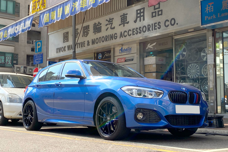 BMW F20 1 Series 120i and OZ Racing Leggera Wheels and tyre shop hk and Bridgestone S007A tyre and 呔鈴
