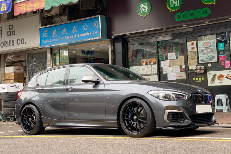 BMW F20 1 series M140i and OZ Racing Ultraleggera wheels and wheels hk and 呔鈴 and michelin PS4 tyresBMW F20 1 series M140i and OZ Racing Ultraleggera wheels and wheels hk and 呔鈴 and michelin PS4 tyres