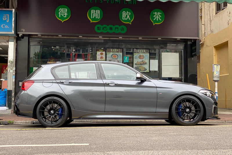 BMW F20 1 series M140i and OZ Racing Ultraleggera wheels and wheels hk and 呔鈴 and michelin PS4 tyres