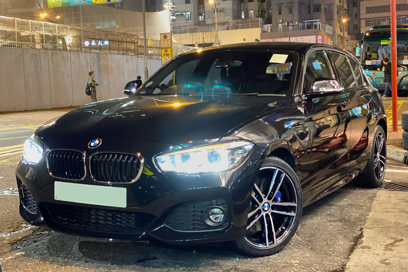 BMW F20 1 Series 120i and BMW 719m wheels and and 呔鈴