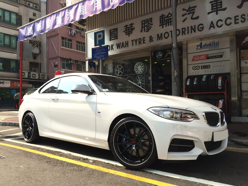 BMW F22 2 Series and RAYS Volk Racing G25 Wheels and wheels hk and tyre shop hk and 呔鈴 