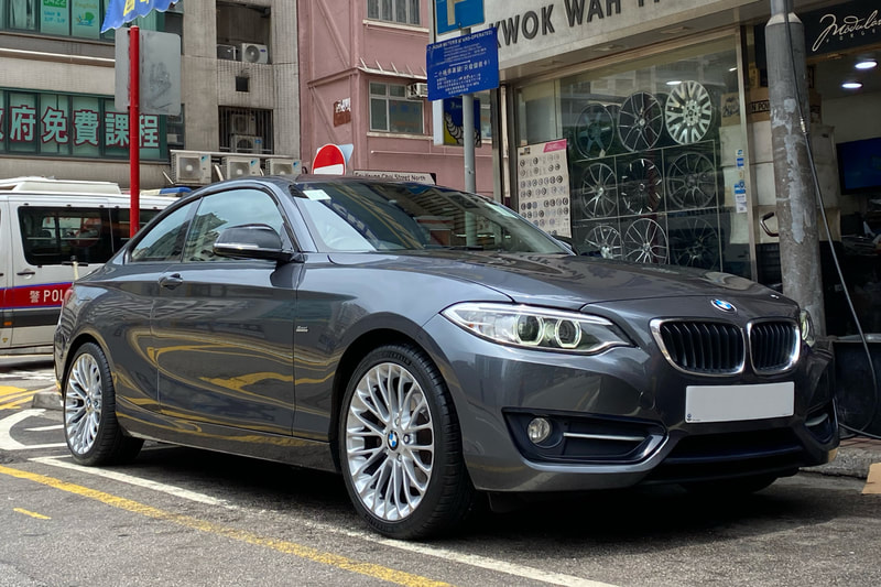 BMW F22 2 Series coupe and Breyton race ls wheels and tyre shop and michelin pilot sport 4 tyre and 呔鈴 and 輪胎店