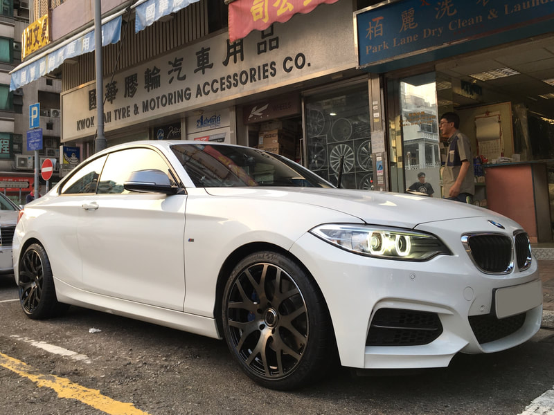 BMW F22 and RAYS Waltz Forged S7 Wheels and 呔鈴