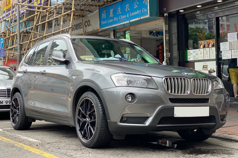 BMW F25 X3 and BBS CIR Wheels and wheels hk and tyre shop and 呔鈴