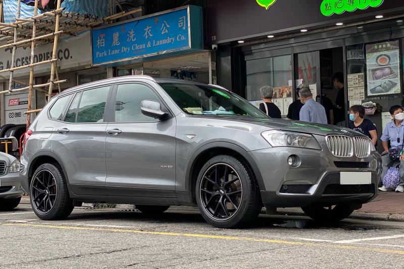 BMW F25 X3 and BBS CIR Wheels and wheels hk and tyre shop and 呔鈴