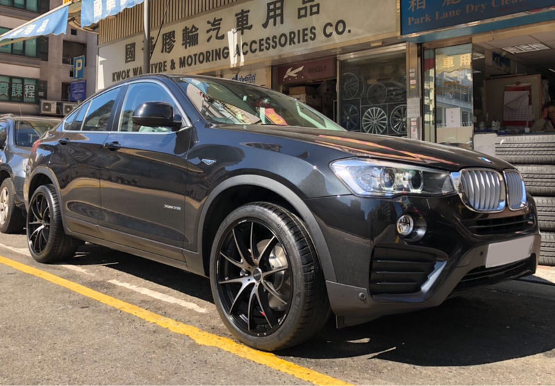 BMW F26 X4 and Rays Volk Racing G25 Edge Wheels and wheels hk and 呔鈴