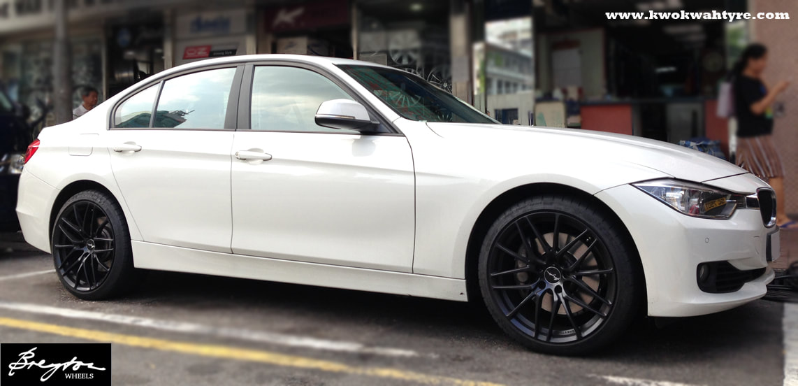 BMW F30 3 Series and Breyton Wheels Fascinate and 呔鈴