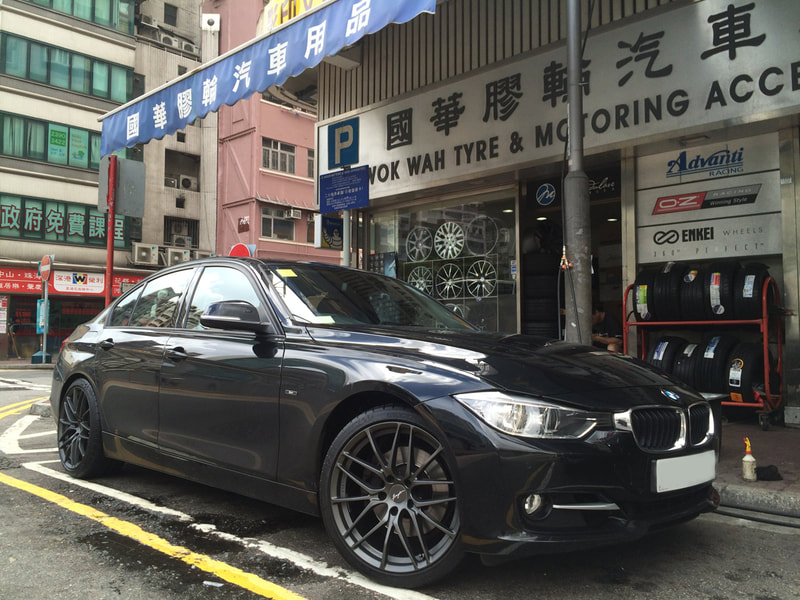 BMW F30 3 series and breyton fascinate Wheels and wheels hk and 呔鈴