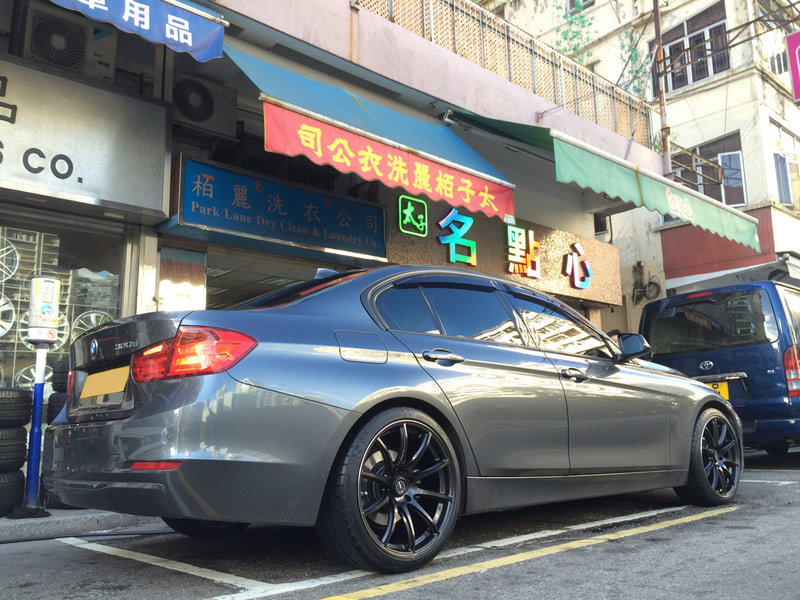 BMW F30 3 series and rays 57 transcend Wheels and wheels hk and 呔鈴