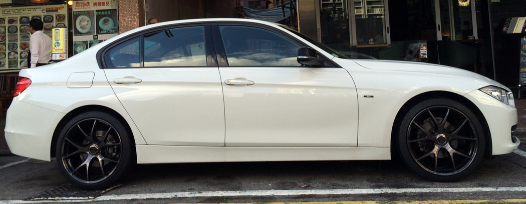 BMW F30 3 series and RAYS 2x5s Wheels and wheels hk and 呔鈴