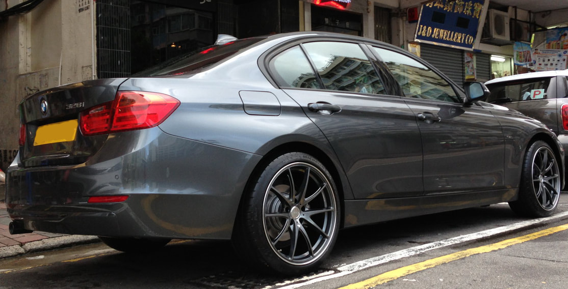 BMW F30 and Rays G25 wheels and 呔鈴