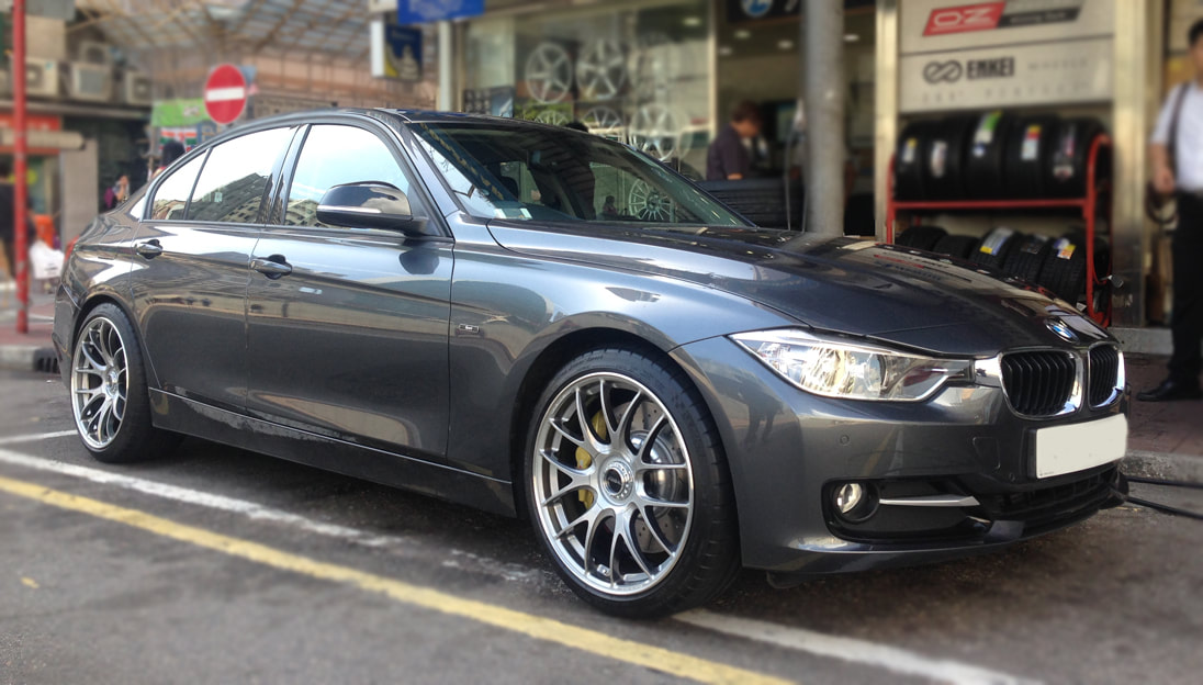 BMW F30 3 series and RAYS Volk Racing G27 Wheels and wheels hk and 呔鈴