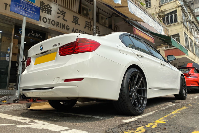 BMW F30 3 Series sand Vorsteiner Wheels VFF101 and Michelin PS4S tyres and wheels hk and 呔鈴