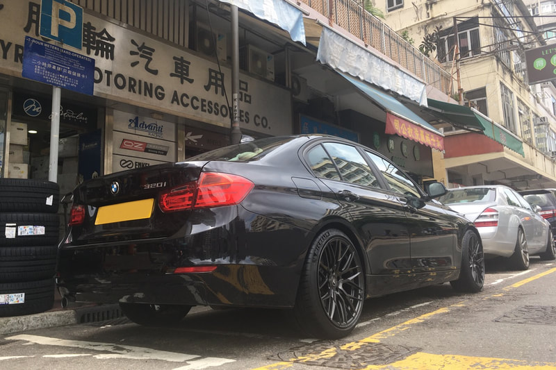 BMW F30 320i and Vorsteiner VFF107 and wheels hk and 呔鈴