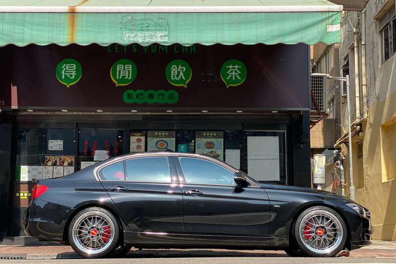BMW F30 3 Series and BBS Wheels LM and 呔鈴 and tyre shop hk and wheel shop hk and michelin ps4s tyres