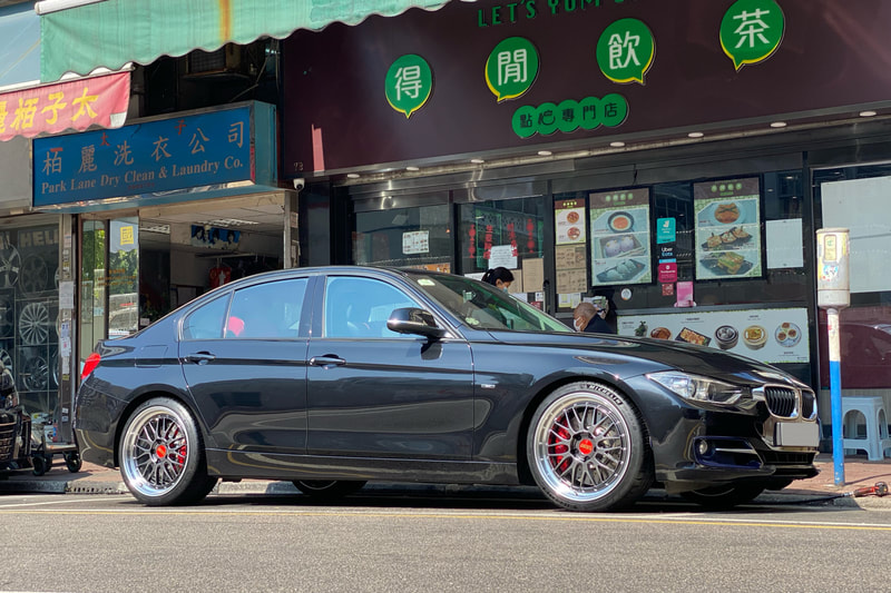 BMW F30 3 Series and BBS Wheels LM and 呔鈴 and tyre shop hk and wheel shop hk and michelin ps4s tyres