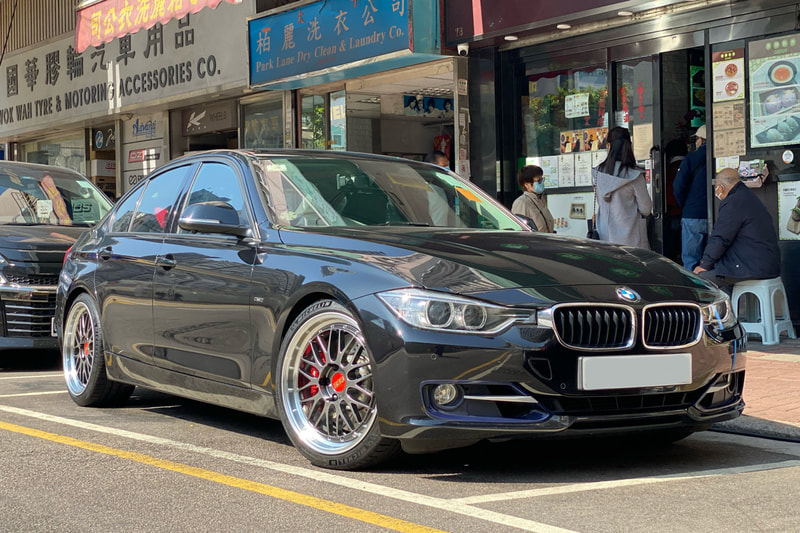 BMW F30 3 Series 328i and BBS LM Wheels and tyre shop hk and wheel shop hk and Michelin ps4s tyre and 呔鈴 and 車軨