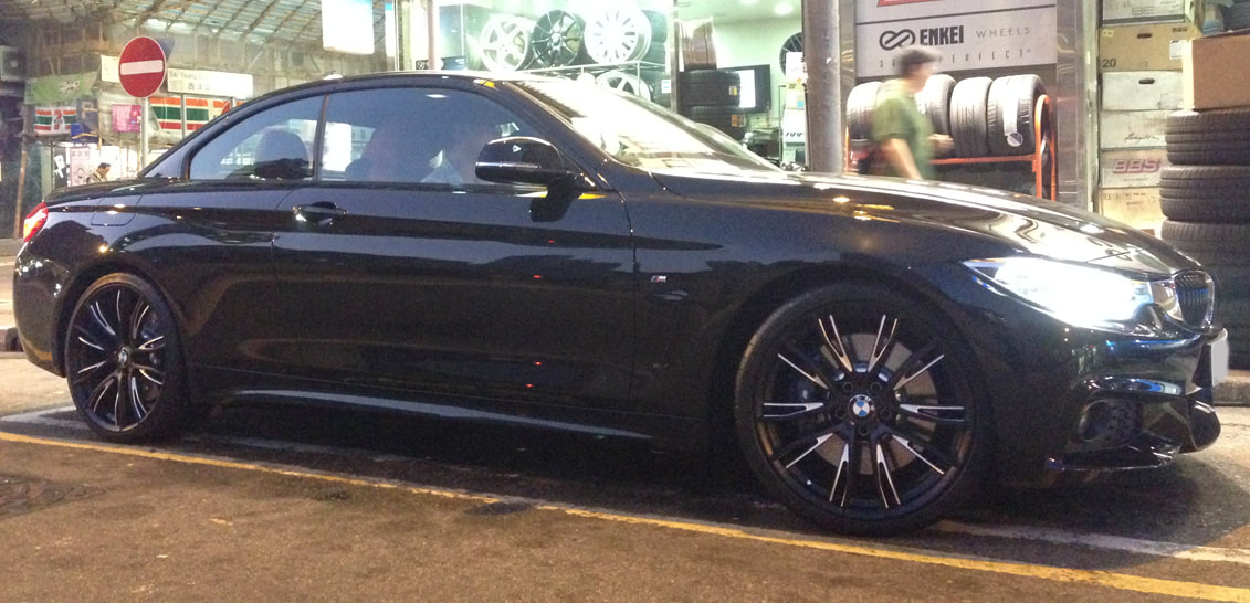 BMW F34 4 series and BMW 624M Wheels and wheels hk and 呔鈴