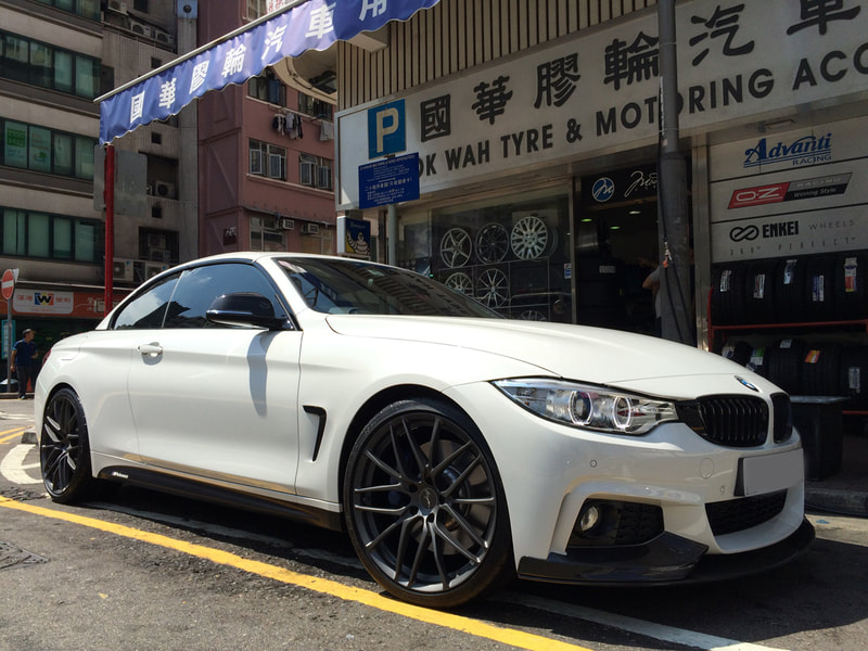 BMW F32 4 Series and Breyton Fascinate Wheels and wheels hk and 呔鈴
