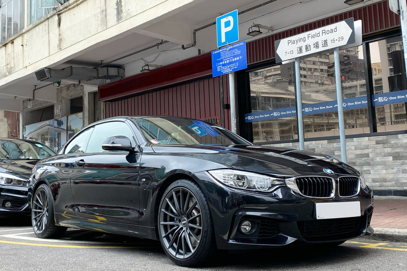 BMW 4 Series and NES SF05 Wheels and tyre shop hk and Michelin PS4s tyres and 呔鈴 and 輪胎店