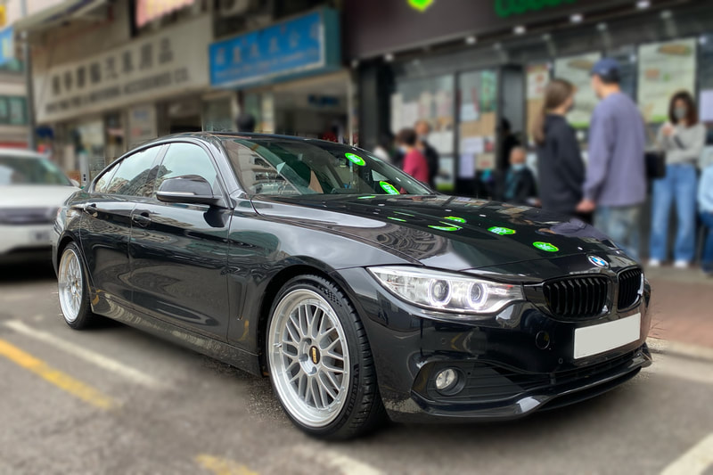 BMW F32 4 Series and BBS Wheels LM and 呔鈴 and Michelin PS5 tyre hk and 輪胎店