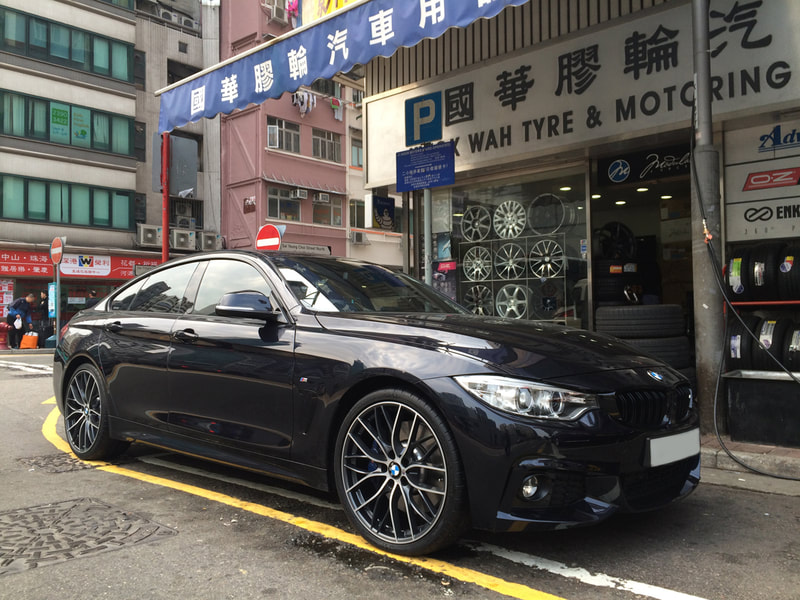 BMW F36 and BMW 405M Wheels and 呔鈴