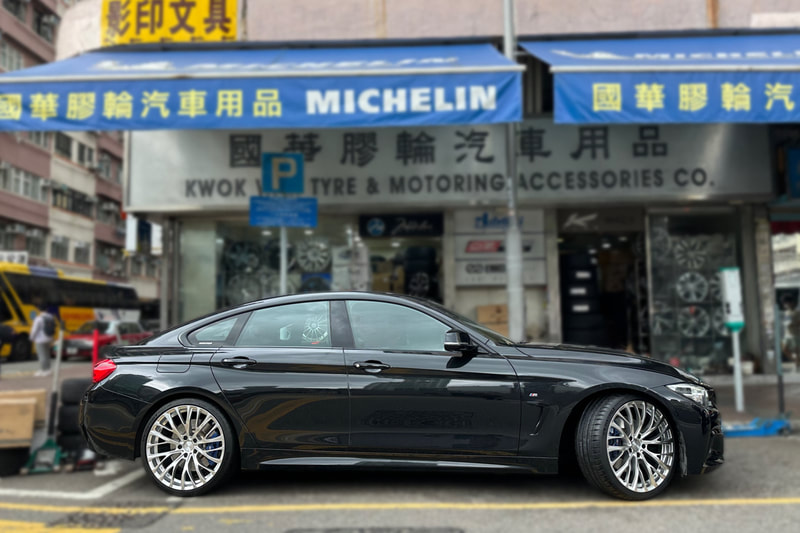 BMW 4 Series gran coupe and F36 and tyre shop hk and Breyton Topas wheels and wheel shop hk and bmw wheels