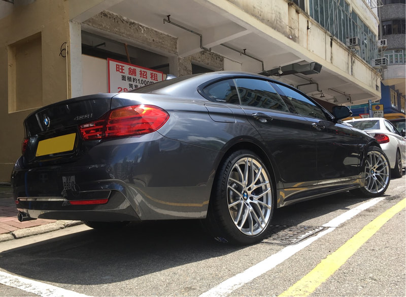 BMW F36 4 Series Gran Coupe and Breyton Fascinate Wheels and wheels hk and 呔鈴