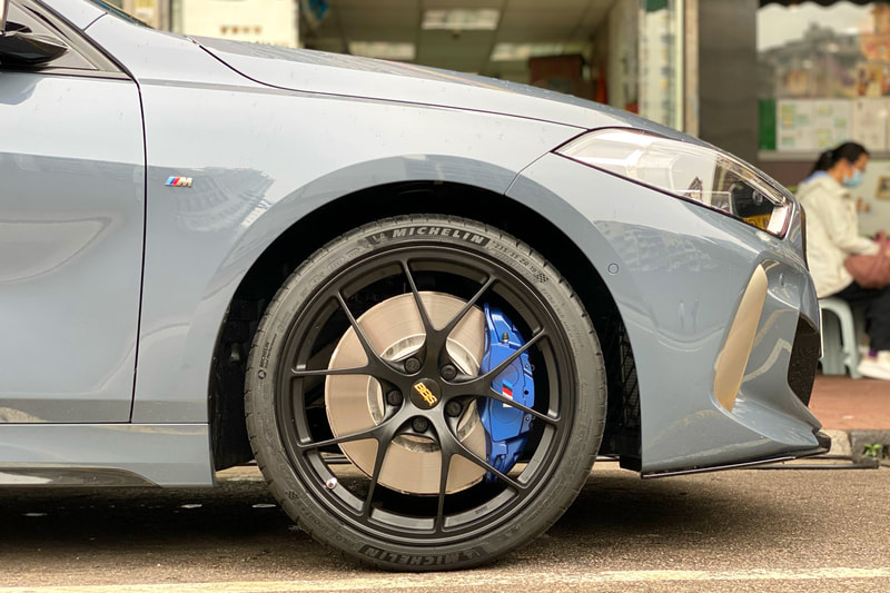 BMW F40 1 Series M135i and BBS RID Wheels and tyre shop hk and Michelin PS4S tyre and 呔鈴