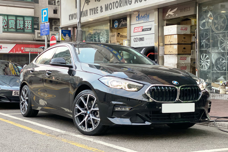 BMW F44 2 Series 218i and BMW 553M Wheels and M Performance parts and wheels hk and tyre shop hk 呔鈴 and michelin ps4 tyre